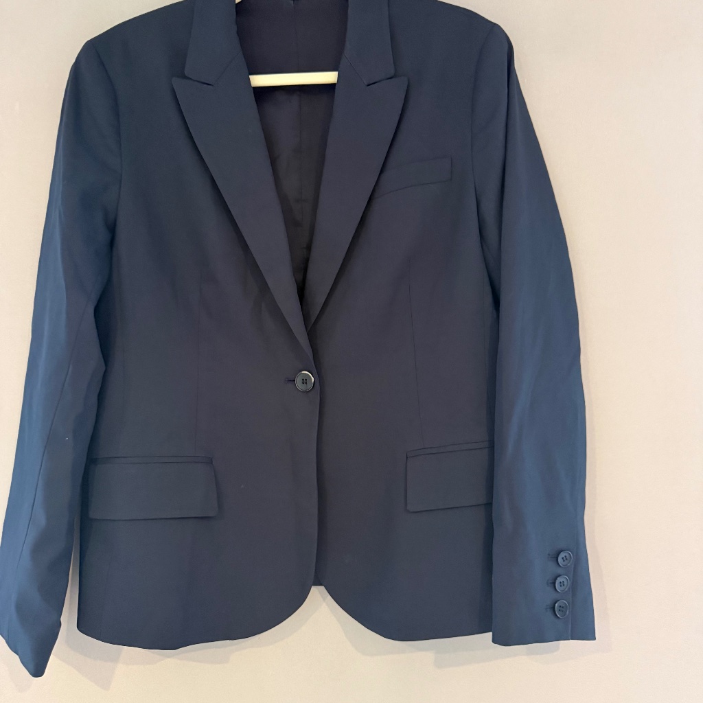 Theory Black Womens Blazer Size 12